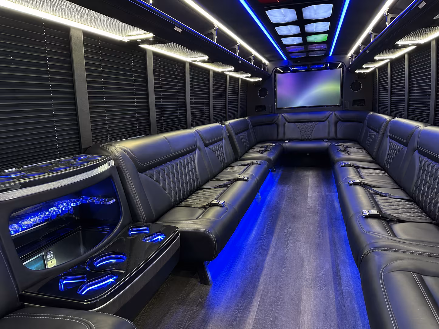Phoenix Bachelor & Bachelorette Transportation onboard seating