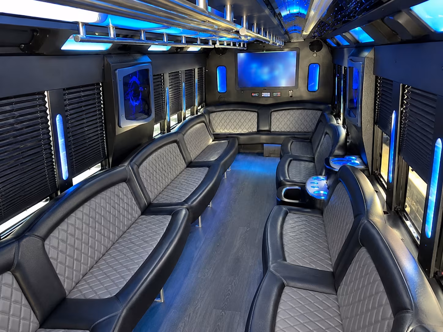 Phoenix Private Event Transportation party bus exterior