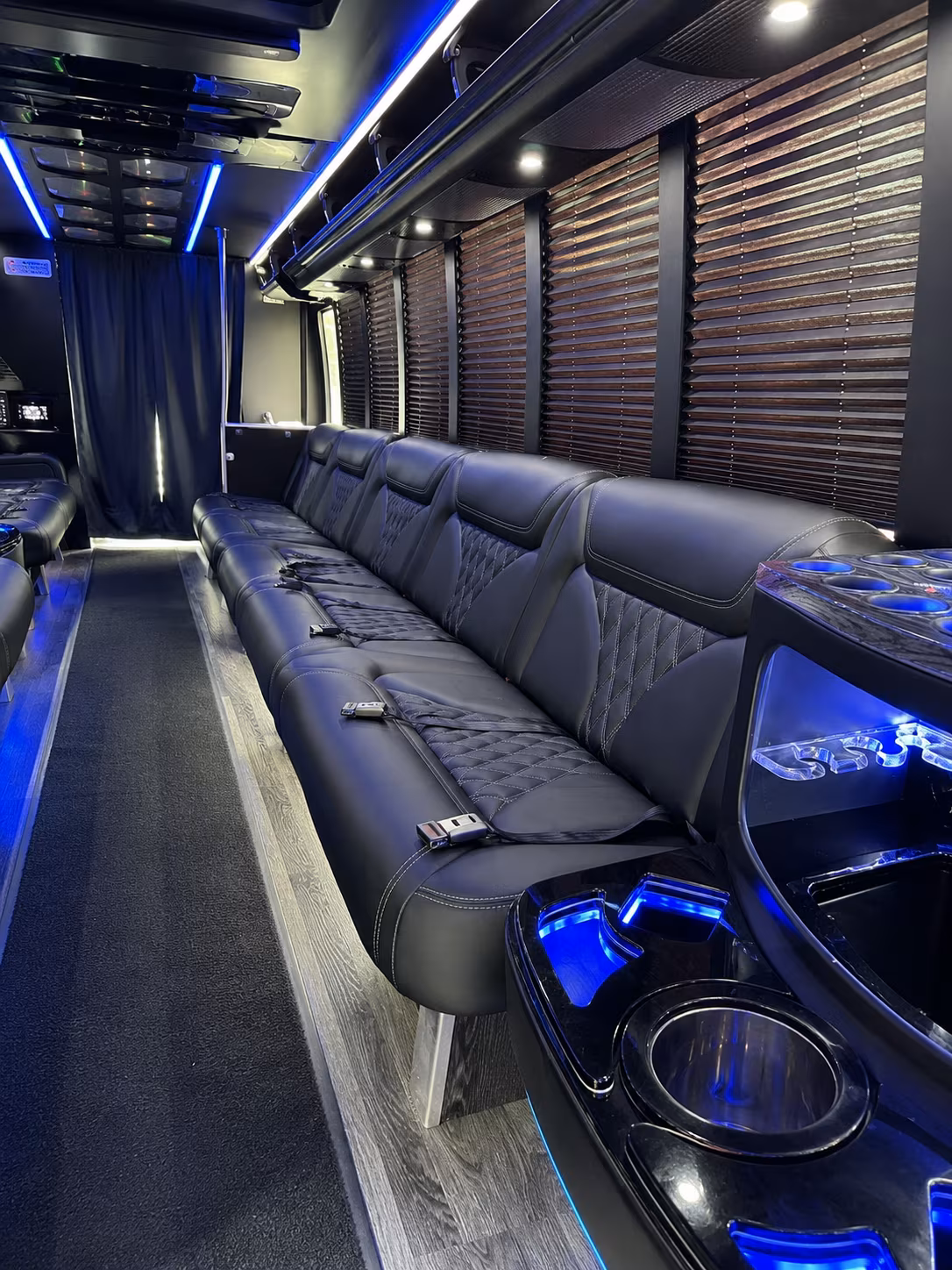 Phoenix Private Event Transportation party bus exterior
