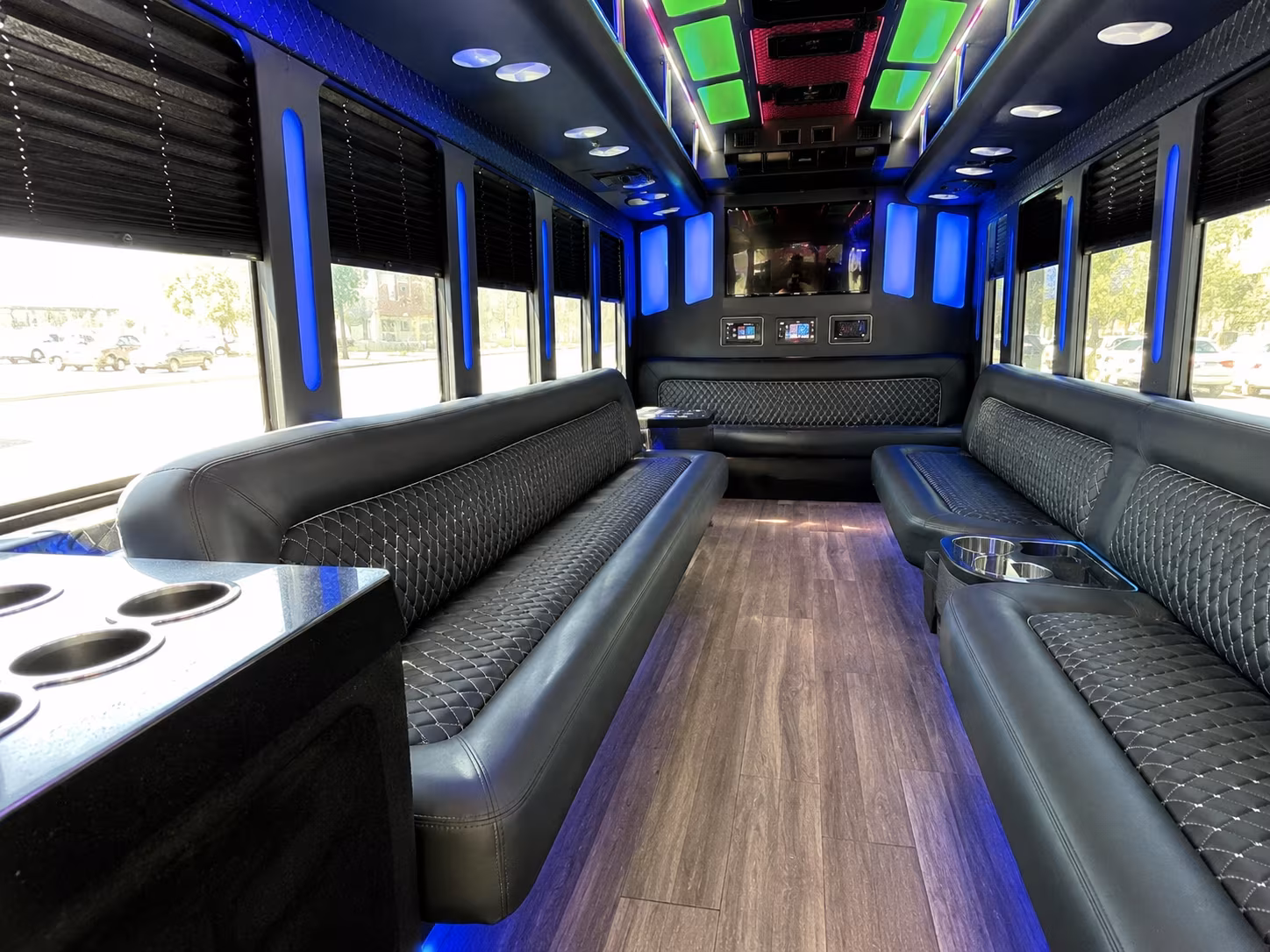 Phoenix Sporting Event Transportation onboard seating