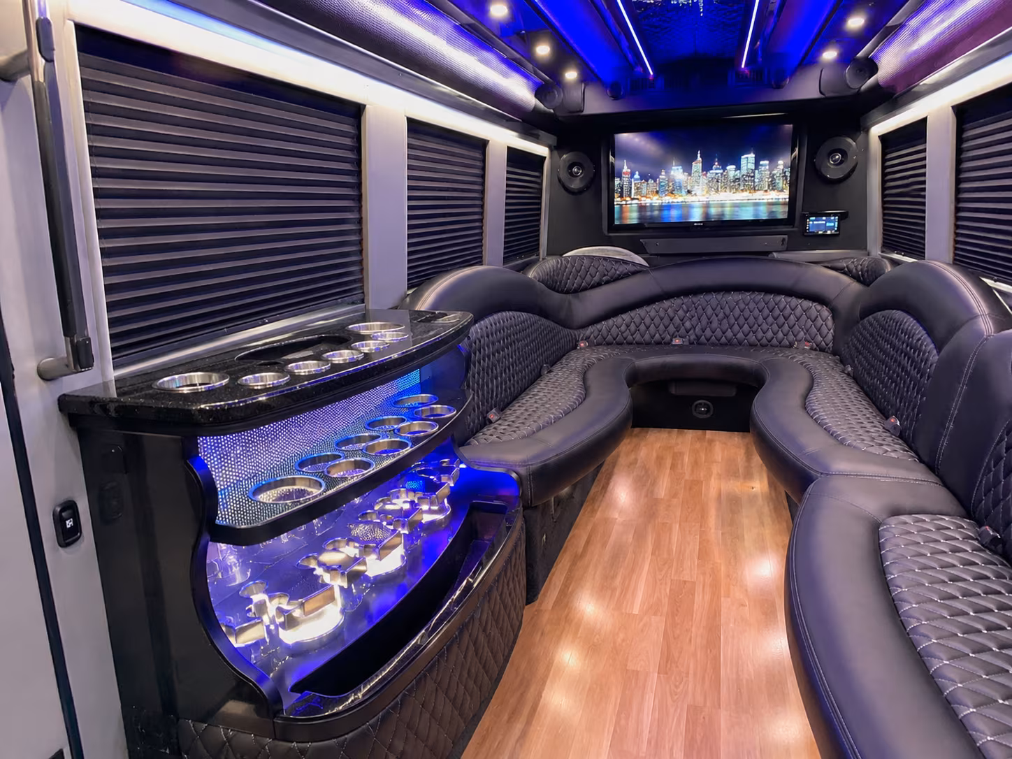 Phoenix Wedding Transportation party bus exterior