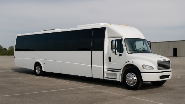 Exterior of Charter Bus Company Mesa's 28 Passenger Party Bus in Mesa