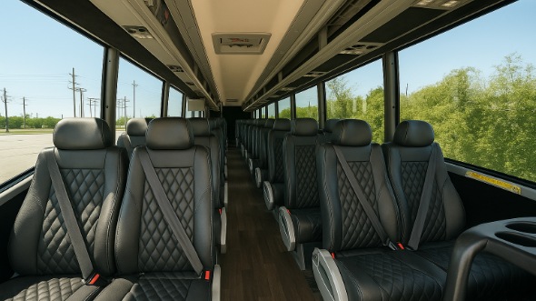 Interior of Charter Bus Company Phoenix's 30 Passenger Minibus in Phoenix