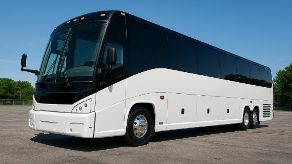 Exterior of Charter Bus Company Gilbert's 40 Passenger Party Bus in Gilbert