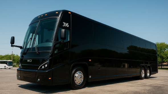 Exterior of Charter Bus Company Peoria's 40 Passenger Party Bus in Peoria