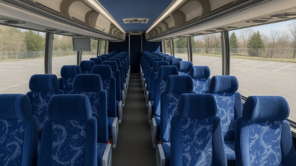 Interior of Charter Bus Company Phoenix's 45 Passenger Charter Bus in Phoenix