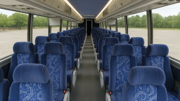 Interior of Charter Bus Company Phoenix's 46 Passenger Charter Bus in Phoenix