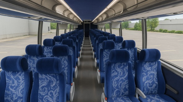 Interior of Charter Bus Company Phoenix's 51 Passenger Charter Bus in Phoenix